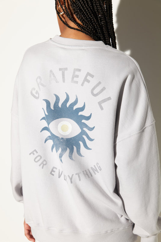 Grateful Eye Boyfriend Sweatshirt