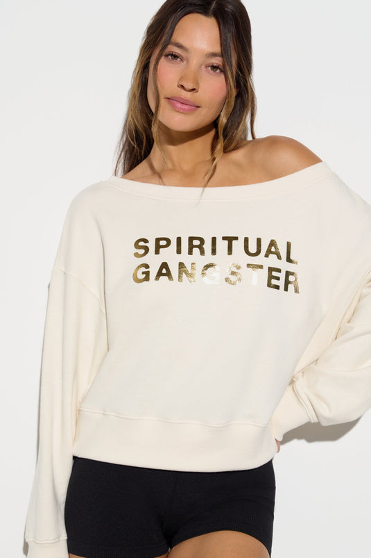 SG La Vida Off Shoulder Sweatshirt