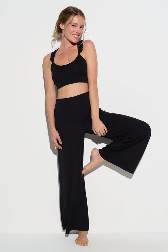 Zen Rib Journey Wide Leg Pant