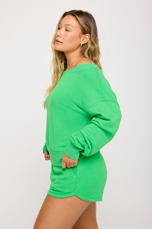 La Vida Off Shoulder Sweatshirt