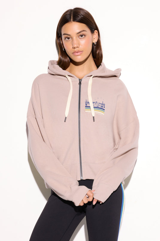 Desert Stripe Jules Hoodie