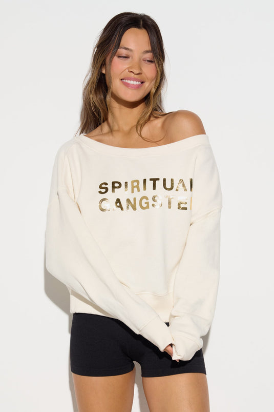 SG La Vida Off Shoulder Sweatshirt
