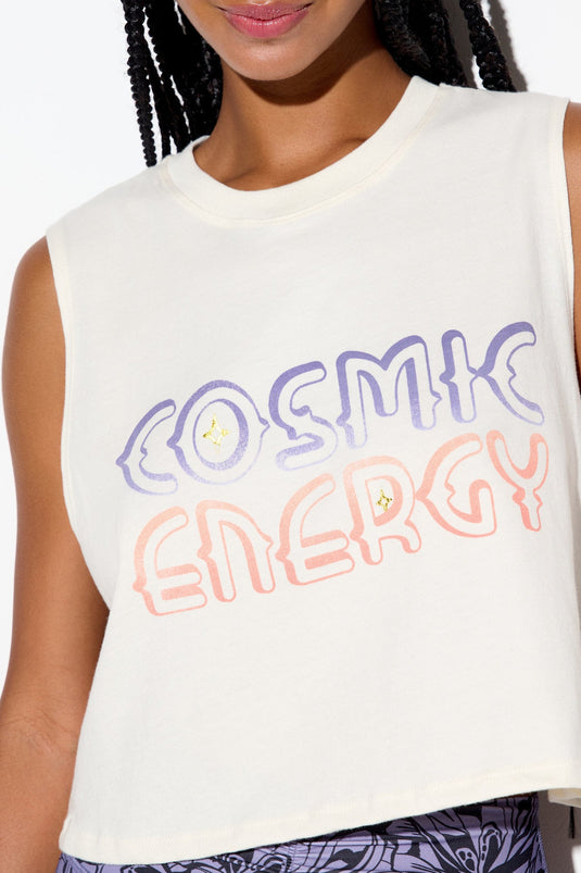Cosmic Energy Spirit Crop Tank