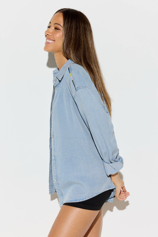 Solstice Chambray Button Down Shirt