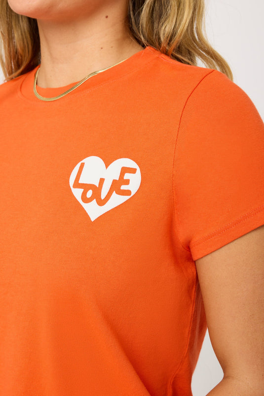 Heart Lila Tee