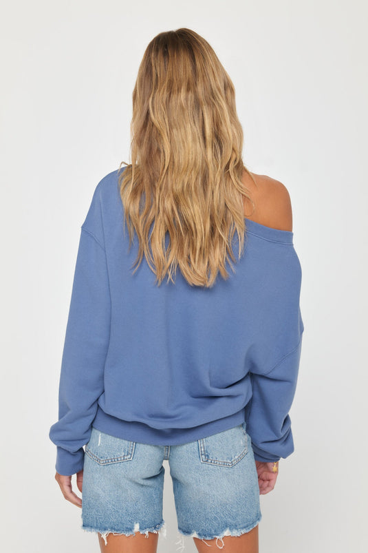 La Vida Off Shoulder Sweatshirt